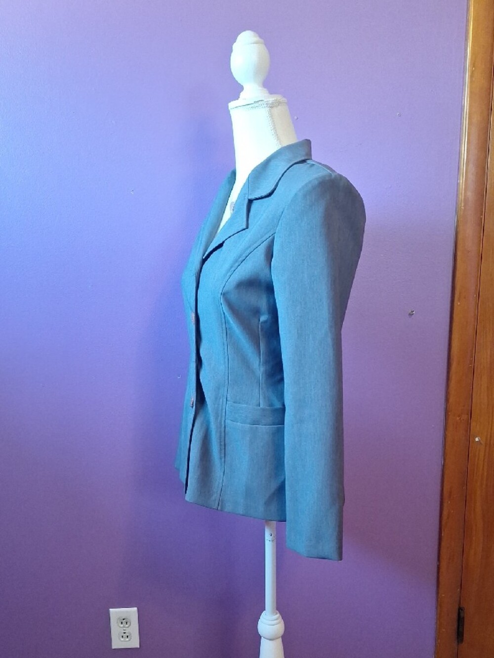 Star City Slate Gray Tailored Women's Blazer - Picture 5 of 9